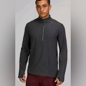 Lululemon Surge Warm Half‑Zip | Men’s Medium | Dark Gray | Excellent Condition